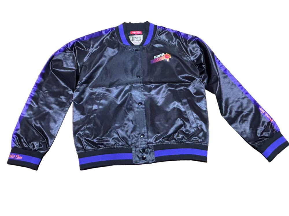 Phoenix Suns Mitchell & Ness Jacket Black Purple Women’s M Medium New NWOT
